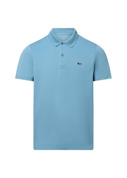 Lacoste Męska koszulka polo Mężczyźni indygo jednolity ze sklepu vangraaf w kategorii T-shirty męskie - zdjęcie 184721339