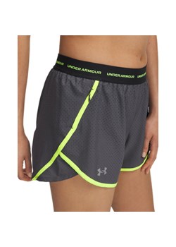 Damskie spodenki do biegania Under Armour UA Fly By 3\'\' Novelty Short - szare ze sklepu Sportstylestory.com w kategorii Szorty - zdjęcie 184721898