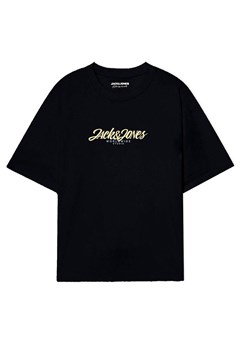 JACK &amp; JONES Junior Koszulka w kolorze czarnym ze sklepu Limango Polska w kategorii T-shirty chłopięce - zdjęcie 184722198
