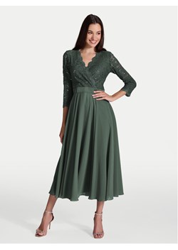 Swing Sukienka koktajlowa 5AE29100 Zielony Regular Fit ze sklepu MODIVO w kategorii Sukienki - zdjęcie 184722437