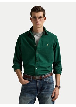 Polo Ralph Lauren Koszula 710804257063 Zielony Slim Fit ze sklepu MODIVO w kategorii Koszule męskie - zdjęcie 184722476