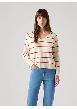 Levi&apos;s Sweter w kolorze kremowo-czerwonym ze sklepu Limango Polska w kategorii Swetry damskie - zdjęcie 184723526
