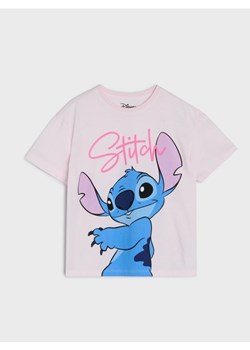Sinsay - Koszulka Stitch - różowy ze sklepu Sinsay w kategorii Bluzki dziewczęce - zdjęcie 184724747