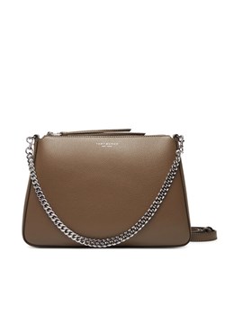 Torebka Tory Burch Perry 175544 Brązowy ze sklepu eobuwie.pl w kategorii Listonoszki - zdjęcie 184725165