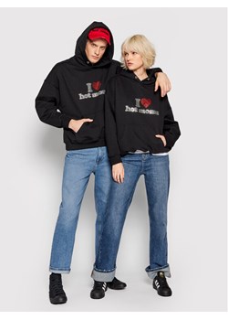 2005 Bluza Unisex Hot Moms Czarny Relaxed Fit ze sklepu MODIVO w kategorii Bluzy męskie - zdjęcie 184725577