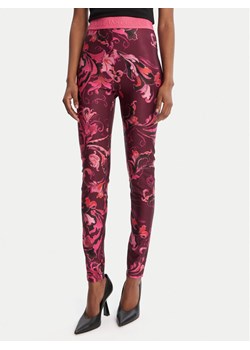 Versace Jeans Couture Legginsy 79HAC101 JS501 Różowy Slim Fit ze sklepu MODIVO w kategorii Spodnie damskie - zdjęcie 184725587