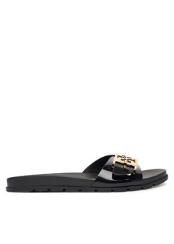 Tory Burch Klapki Buckle Slide 157872 Czarny ze sklepu MODIVO w kategorii Klapki damskie - zdjęcie 184725607