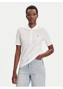 Gant Polo Shield 4202231 Écru Slim Fit ze sklepu MODIVO w kategorii Bluzki damskie - zdjęcie 184725625