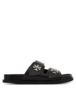 Tory Burch Klapki T Lock Sport Slide 175640 Czarny ze sklepu MODIVO w kategorii Klapki damskie - zdjęcie 184725658