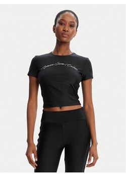Versace Jeans Couture T-Shirt 79HAH6A2 N0008 Czarny Slim Fit ze sklepu MODIVO w kategorii Bluzki damskie - zdjęcie 184725705