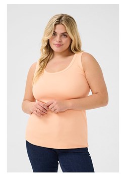 KAFFE curve Top w kolorze brzoskwiniowym ze sklepu Limango Polska w kategorii Bluzki damskie - zdjęcie 184726497