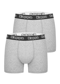 2-pack bokserki męskie bawełniane szare z logowaną gumą Kappa K1211, Kolor szary, Rozmiar M, Kappa - id: 211699 - marki Kappa - 184726708 2-pack bokserki męskie bawełniane szare z logowaną gumą Kappa K1211, Kolor szary, Rozmiar M, Kappa ze sklepu Intymna w kategorii Majtki męskie - zdjęcie 184726708