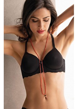 Biustonosz klasyczny typu spacer czarny z koronkowym obwodem Allure 2686 Sielei, Kolor czarny, Rozmiar 75B, Sielei - id: 211642 - marki Sielei - 184726885 Biustonosz klasyczny typu spacer czarny z koronkowym obwodem Allure 2686 Sielei, Kolor czarny, Rozmiar 75B, Sielei ze sklepu Intymna w kategorii Biustonosze - zdjęcie 184726885