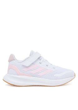 Sneakersy adidas Runfalcon 5 JR2231 Biały ze sklepu eobuwie.pl w kategorii Buty sportowe dziecięce - zdjęcie 184727166