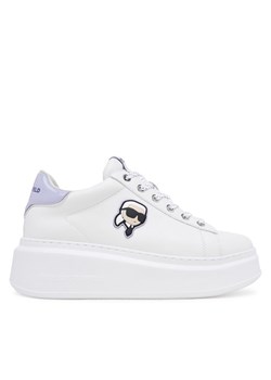 Sneakersy KARL LAGERFELD Anakapri KL63530N Biały ze sklepu eobuwie.pl w kategorii Buty sportowe damskie - zdjęcie 184727169