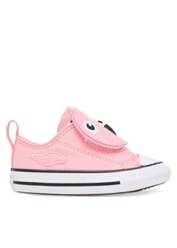Trampki Converse Chuck Taylor All Star One Strap A11789C Różowy ze sklepu eobuwie.pl w kategorii Trampki dziecięce - zdjęcie 184727209