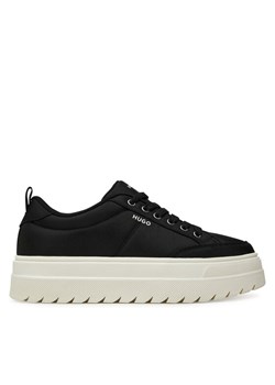 Sneakersy HUGO Lyssa 50548178 Czarny ze sklepu eobuwie.pl w kategorii Buty sportowe damskie - zdjęcie 184727236