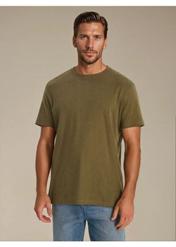 Sinsay - Koszulka basic - khaki ze sklepu Sinsay w kategorii T-shirty męskie - zdjęcie 184729656