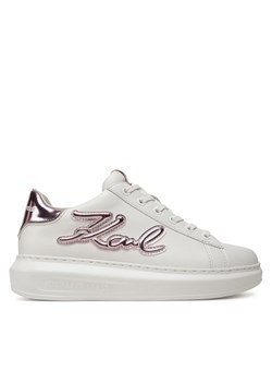 KARL LAGERFELD Sneakersy Kapri KL62511A Biały ze sklepu MODIVO w kategorii Buty sportowe damskie - zdjęcie 184730209