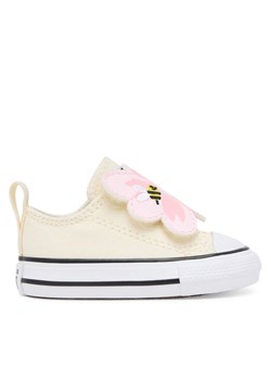 Converse Trampki Chuck Taylor All Star One Strap Embroidered Floral Easy On A13452C Écru ze sklepu MODIVO w kategorii Trampki dziecięce - zdjęcie 184730245