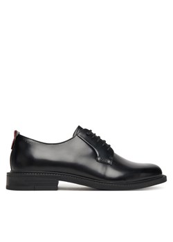 HUGO Półbuty Lysander 50548654 Czarny ze sklepu MODIVO w kategorii Buty eleganckie męskie - zdjęcie 184730366