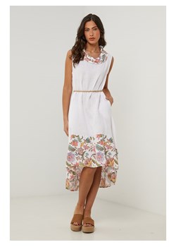 Le Monde du Lin Lniana sukienka w kolorze białym ze sklepu Limango Polska w kategorii Sukienki - zdjęcie 184733375