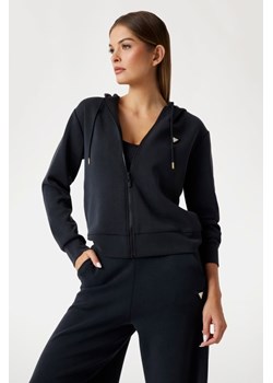 GUESS Czarna damska bluza Olympe, Rozmiar XS ze sklepu outfit.pl w kategorii Bluzy damskie - zdjęcie 184734166