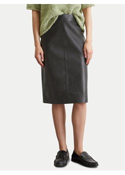 Marc O'Polo Spódnica skórzana 506 7035 77011 Czarny Regular Fit ze sklepu MODIVO w kategorii Spódnice - zdjęcie 184734446