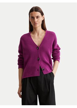 Marc O'Polo Kardigan 506 6059 61069 Fioletowy Relaxed Fit ze sklepu MODIVO w kategorii Swetry damskie - zdjęcie 184734455