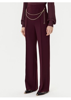 TWINSET Spodnie palazzo 252TP2281 Bordowy Wide Leg - id: 0000305592644 - marki Twinset - 184734475 TWINSET Spodnie palazzo 252TP2281 Bordowy Wide Leg ze sklepu MODIVO w kategorii Spodnie damskie - zdjęcie 184734475
