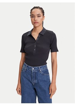 Marc O'Polo Polo 506 2156 53001 Granatowy Slim Fit ze sklepu MODIVO w kategorii Bluzki damskie - zdjęcie 184734489