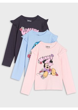 Sinsay - Koszulki z długimi rękawami 3 pack Disney - niebieski ze sklepu Sinsay w kategorii Bluzki dziewczęce - zdjęcie 184736408