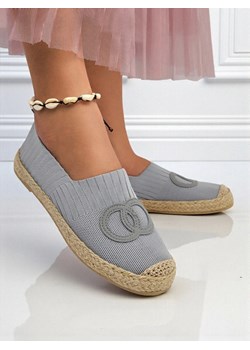 Damskie espadryle Callista Verde – zamszowe, płaski obcas, zielone ze sklepu royalfashion.pl w kategorii Espadryle damskie - zdjęcie 184737715