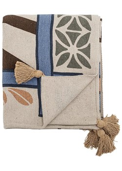 Bloomingville Pled &quot;Rudaur&quot; w kolorze kremowo-niebieskim - 160 x 130 cm ze sklepu Limango Polska w kategorii Tekstylia - zdjęcie 184738388