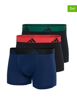 adidas Bokserki (3 pary) w kolorze granatowo-czarnym ze sklepu Limango Polska w kategorii Majtki męskie - zdjęcie 184738416