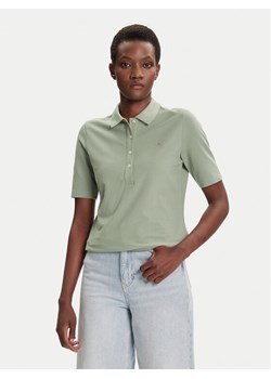 Gant Polo Shield 4202231 Zielony Slim Fit ze sklepu MODIVO w kategorii Bluzki damskie - zdjęcie 184738835