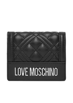 LOVE MOSCHINO Mały Portfel Damski JC5601PP1NLA000B Czarny ze sklepu MODIVO w kategorii Portfele damskie - zdjęcie 184738878