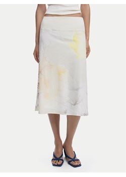 Desigual Spódnica midi Bruma 25WWFK08 Écru Regular Fit ze sklepu MODIVO w kategorii Spódnice - zdjęcie 184738909