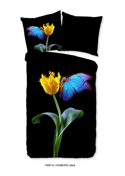 Good Morning Komplet pościeli "Hamburg" w kolorze czarno-żółto-niebieskim ze sklepu Limango Polska w kategorii Pościele - zdjęcie 184739905