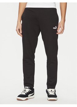 Puma Spodnie dresowe Ess No. 1 Logo 682612 Czarny Regular Fit ze sklepu MODIVO w kategorii Spodnie męskie - zdjęcie 184741326