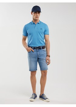 BIG STAR Koszulka polo w kolorze błękitnym ze sklepu Limango Polska w kategorii T-shirty męskie - zdjęcie 184741645