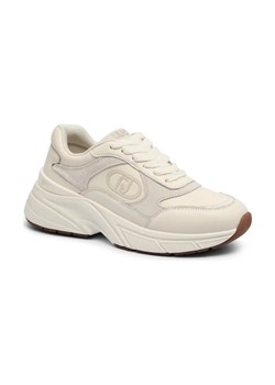 Liu Jo Skórzane sneakersy LJ01 01 ze sklepu Gomez Fashion Store w kategorii Buty sportowe damskie - zdjęcie 184745576