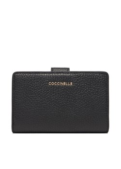 Duży Portfel Damski Coccinelle MW5 Metallic Soft E2 MW5 11 E7 01 Czarny ze sklepu eobuwie.pl w kategorii Portfele damskie - zdjęcie 184747266