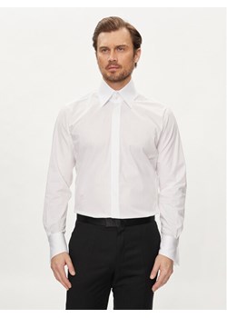 KARL LAGERFELD Koszula 605008 Biały Slim Fit ze sklepu MODIVO w kategorii Koszule męskie - zdjęcie 184747687