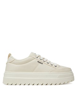 Sneakersy HUGO Lyssa 50548178 Biały ze sklepu eobuwie.pl w kategorii Buty sportowe damskie - zdjęcie 184749108