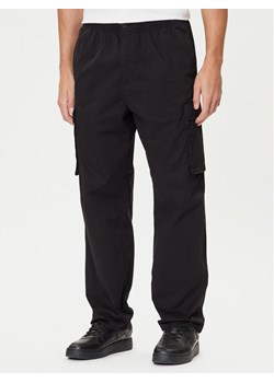 Calvin Klein Jeans Spodnie materiałowe LV040EM616 Czarny Straight Fit ze sklepu MODIVO w kategorii Spodnie męskie - zdjęcie 184749435