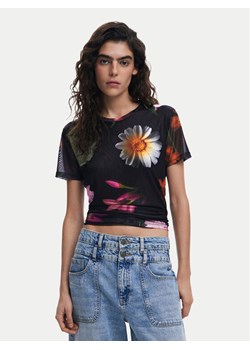 Desigual T-Shirt Des Moines 25SWTK88 Czarny Regular Fit ze sklepu MODIVO w kategorii Bluzki damskie - zdjęcie 184749468