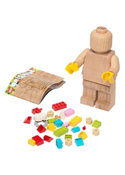 LEGO Drewniana figurka &quot;Originals&quot; w kolorze jasnobrązowym ze wzorem - 12+ ze sklepu Limango Polska w kategorii Dekoracje - zdjęcie 184750166