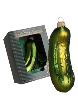 Krebs Glas Lauscha Bomka w kolorze zielonym - dł. 11 cm ze sklepu Limango Polska w kategorii Dekoracje bożonarodzeniowe - zdjęcie 184751256