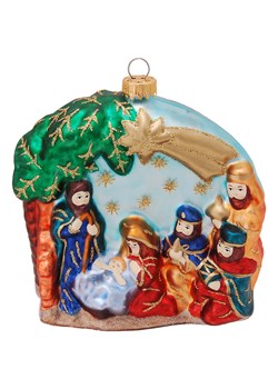 Krebs Glas Lauscha Bombka ze wzorem - (S)10 cm ze sklepu Limango Polska w kategorii Dekoracje bożonarodzeniowe - zdjęcie 184751555
